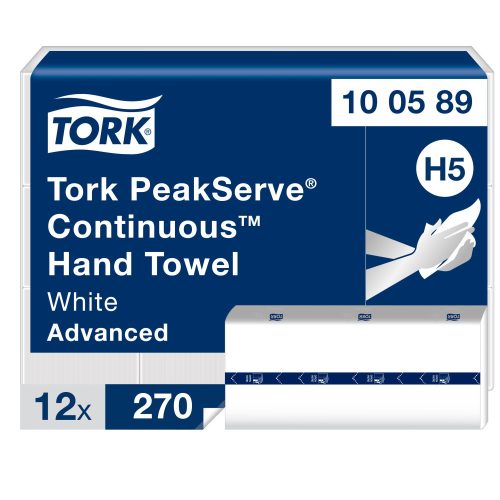 H5 100589 Tork PeakServe® folyamatos adagolású kéztörlőpapír