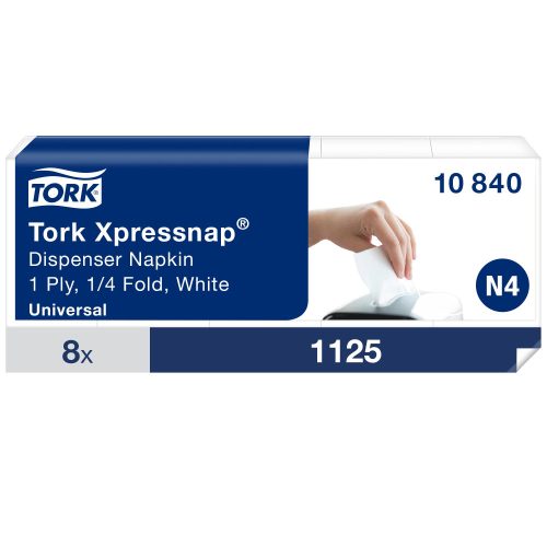 N4 10840 Tork Xpressnap adagolós szalvéta fehér