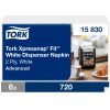 N14 15830 Tork Xpressnap Snack Extra Soft adagolós szalvéta Fehér