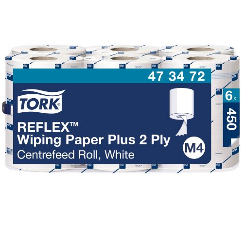 M4 473472 Tork Reflex midi laponkénti adagolású kéztörlő törlőpapír tekercses 2 rétegű