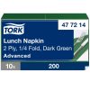 477214 Tork Lunch szalvéta zöld