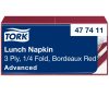 477411 Tork Soft Lunch szalvéta bordó