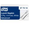 477414 Tork Soft Lunch szalvéta fehér