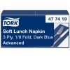 477419 Tork Soft Lunch szalvéta 1/8 Hajtott Sötétkék