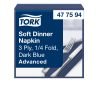 477594 Tork Soft Dinner szalvéta Sötétkék