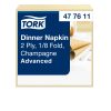 477611 Tork Dinner szalvéta 1/8 Hajtott Pezsgő