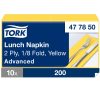 477850 Tork Lunch szalvéta 1/8 Hajtott Sárga