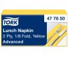 477850 Tork Lunch szalvéta 1/8 Hajtott Sárga