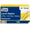 477862 Tork Soft Lunch szalvéta Sárga