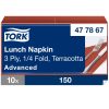 477867 Tork Soft Lunch szalvéta Terrakotta