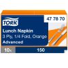 477870 Tork Soft Lunch szalvéta Narancssárga