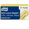 477880 Tork Soft Lunch szalvéta 1/8 Hajtott Sárga