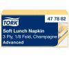 477882 Tork Soft Lunch szalvéta 1/8 Hajtott Pezsgő