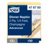 478750 Tork Dinner szalvéta Pezsgő