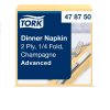 478750 Tork Dinner szalvéta Pezsgő