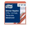 478763 Tork Dinner szalvéta Terrakotta