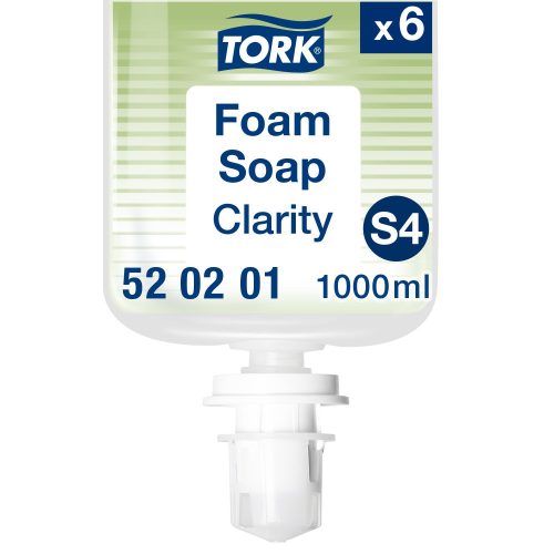 S4 520201 Tork Tiszta neutrál kézmosó habszappan 6x1L